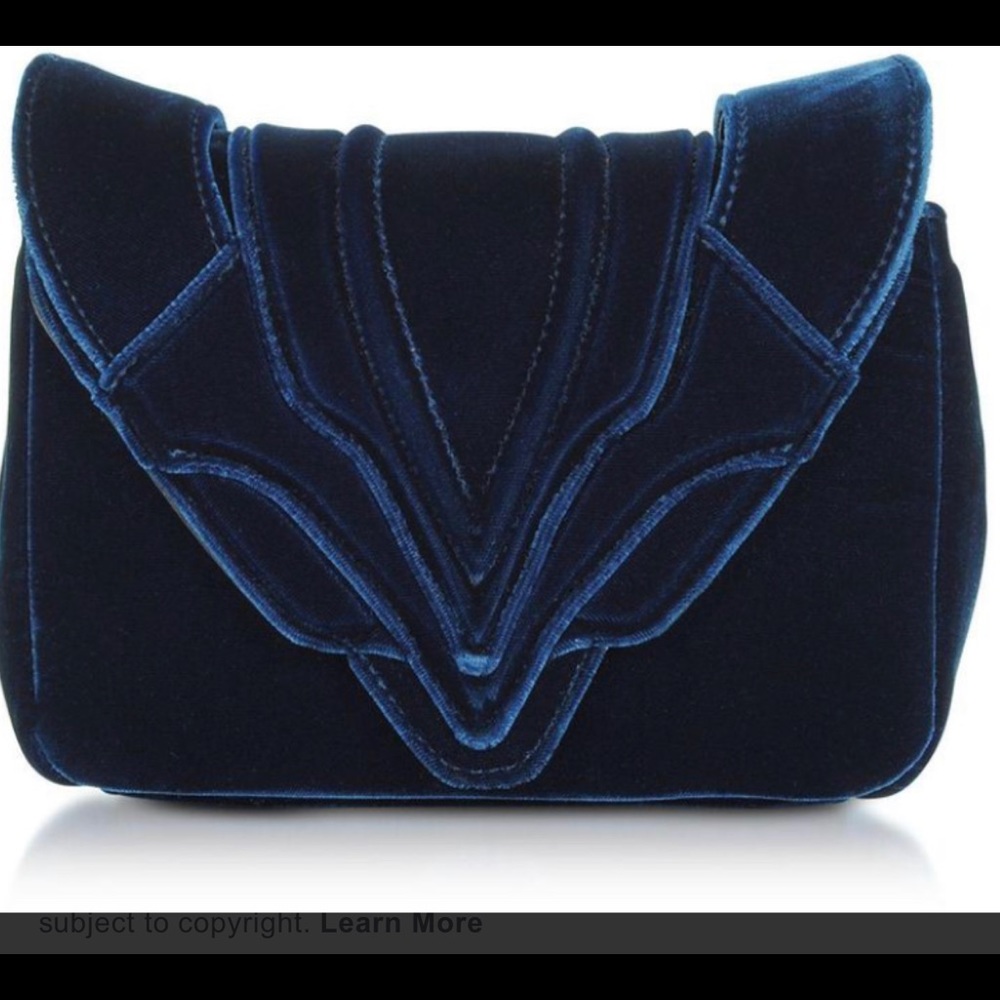 Elena Ghiselline Velvet clutch